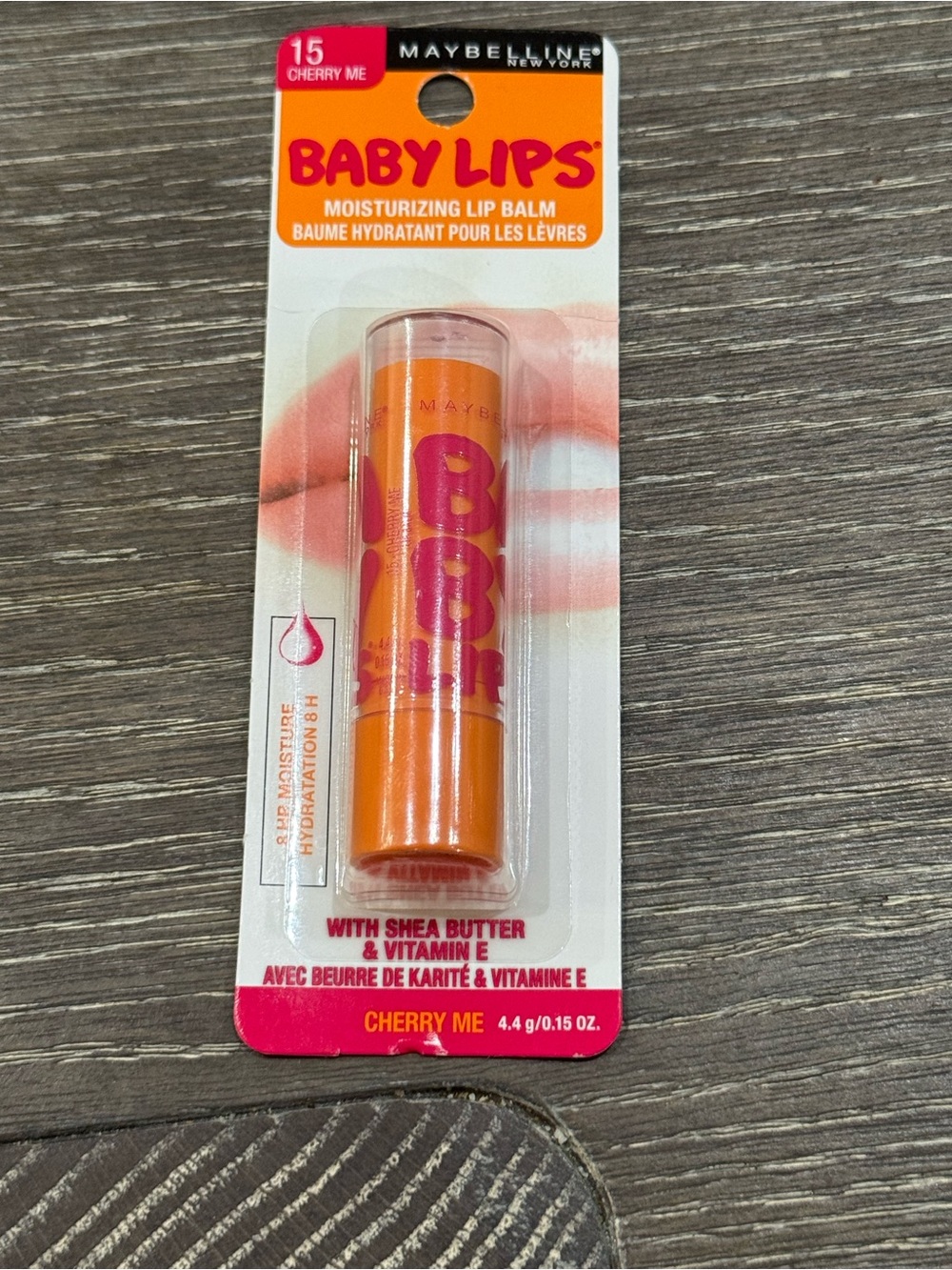 NWT Maybelline Baby Lips Moisturizing Lip Balm 15 Cherry me